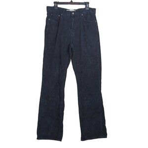 GAP Corduroy Pants Mens 34x34 Black Midrise Straight 100% Cotton Dad Gorpcore